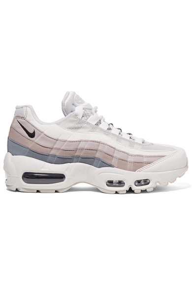 nike air max 95 suede mesh and leather sneakers