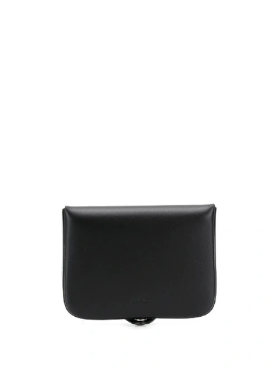 Apc Snap Fastening Wallet In Black