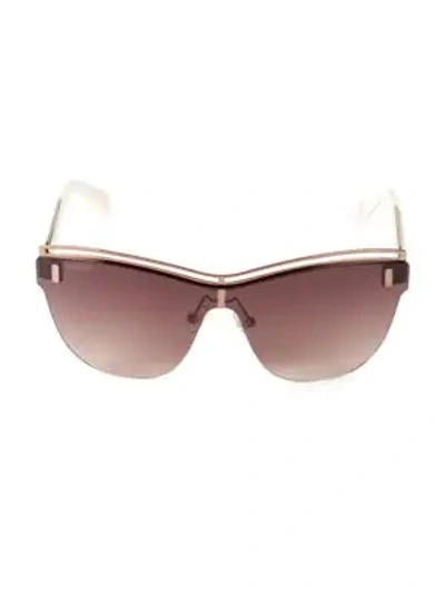 Shop Balmain 70mm Rimless Sunglasses In Rose Gold
