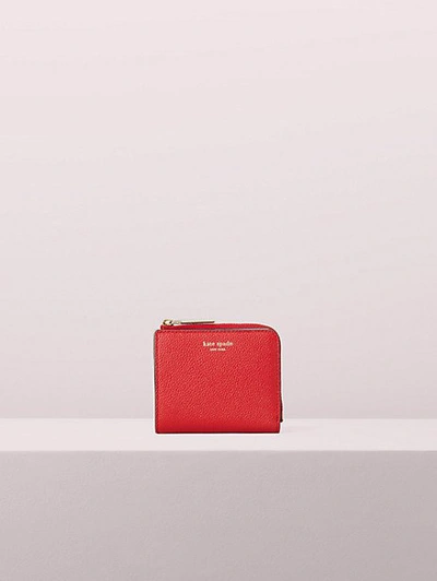 Shop Kate Spade Margaux Small Bifold Wallet In Hot Chili