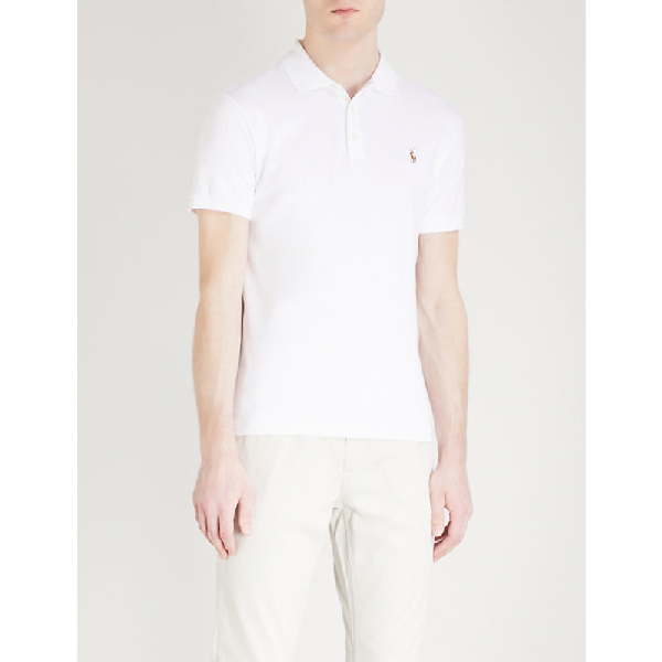 ralph lauren soft touch polo white