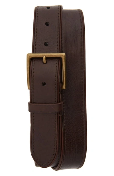 Shop Frye Leather Belt In Brown