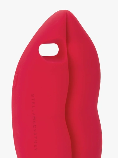 Shop Stella Mccartney Lips Iphone 7 Case In Red