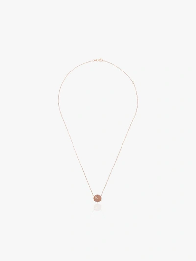 Shop Andrea Fohrman 18k Rose Gold, Pearl And Diamond Mini Galaxy Necklace