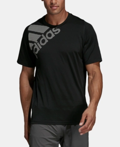 Shop Adidas Originals Adidas Men's Freelift Climalite T-shirt In Black