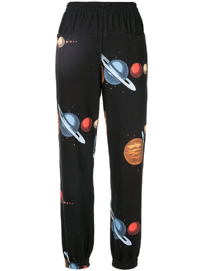 Shop Undercover Space Print Track Trousers - Black