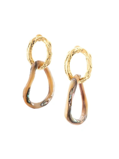 Shop Lizzie Fortunato Jewels Loto Earrings - Gold