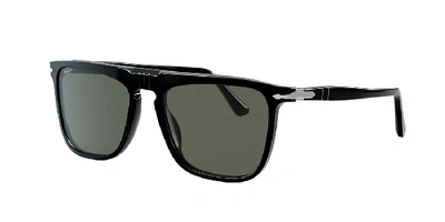 Shop Persol Unisex Sunglasses Po3225s In Green Polarized
