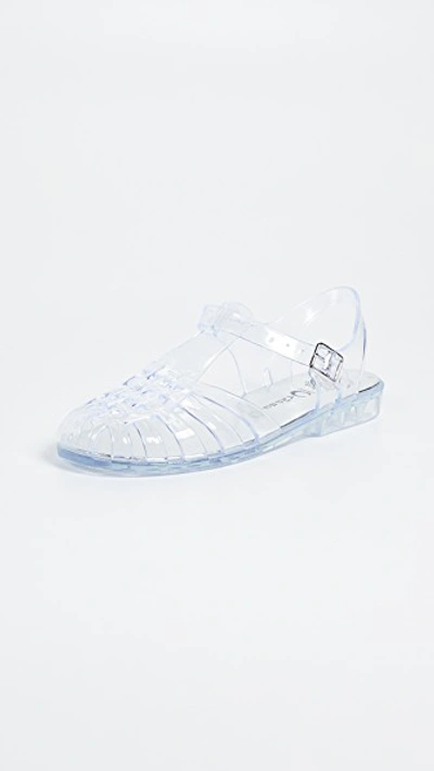 Shop Jeffrey Campbell Gelly 2 Sandals In Clear