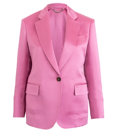 Shop Ferragamo Single-breasted Jack In Pink