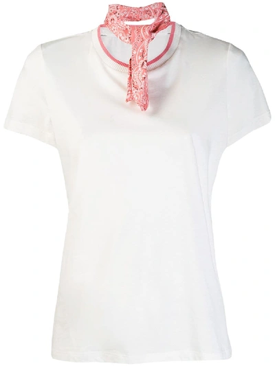 Shop Zimmermann Heathers Bandana T-shirt In White
