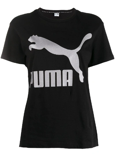 Shop Puma T-shirt Mit Logo - Schwarz In Black