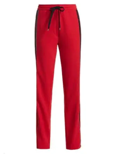 Shop N°21 Striped Track Pants In Red