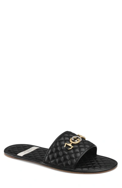 Shop Gucci Slide Sandal In Black