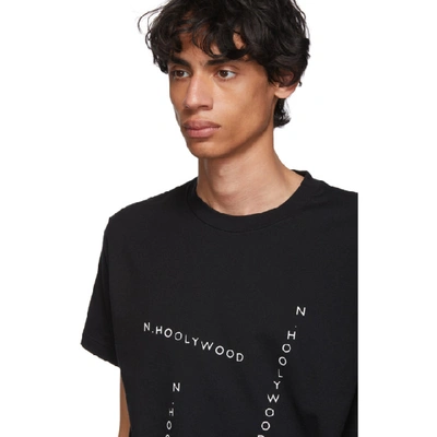 Shop N.hoolywood Black Logo T-shirt