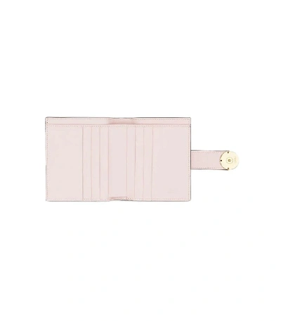 Shop Fendi Ff Logo Wallet In Light Pink