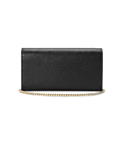 Shop Gucci Petite Marmont Continental Wallet In Black