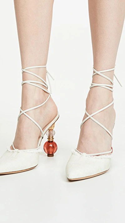 Shop Jacquemus Les Portofino D'orsay Sandals In Beige