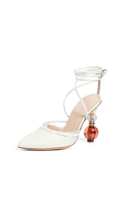 Shop Jacquemus Les Portofino D'orsay Sandals In Beige