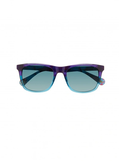 Shop Robert Graham Men's Julian Square Sunglasses In Purple By