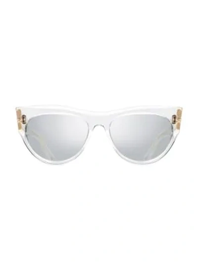 Shop Dita Eyewear 58mm Braindancer Sunglasses In Silver