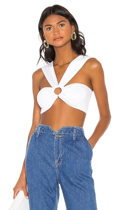Superdown Odette O Ring Top In White