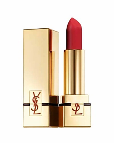 Shop Saint Laurent Rouge Pur Couture Satin Lipstick In 201 Orange Imagine