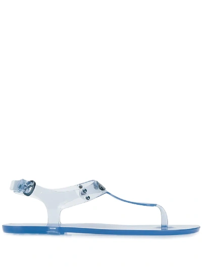 Shop Michael Michael Kors Pvc Sandals - Blue