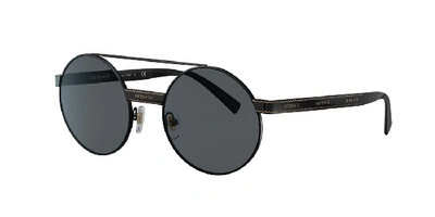 Shop Versace Woman Sunglass Ve2210 In Dark Grey