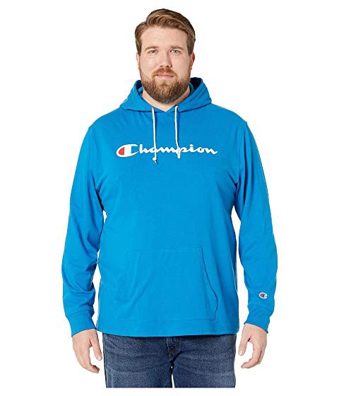 deep hotline blue champion hoodie