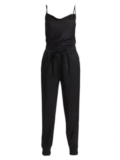 Shop Cinq À Sept Women's Finnley Cowlneck Jumpsuit In Black