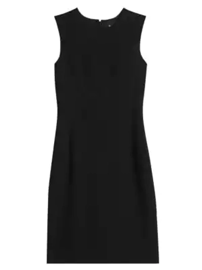 Shop Theory Fitted Sleeveless Sheath In Black