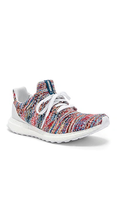 Shop Adidas By Missoni Ultraboost Clima Sneaker In White & Cyan & Active Red
