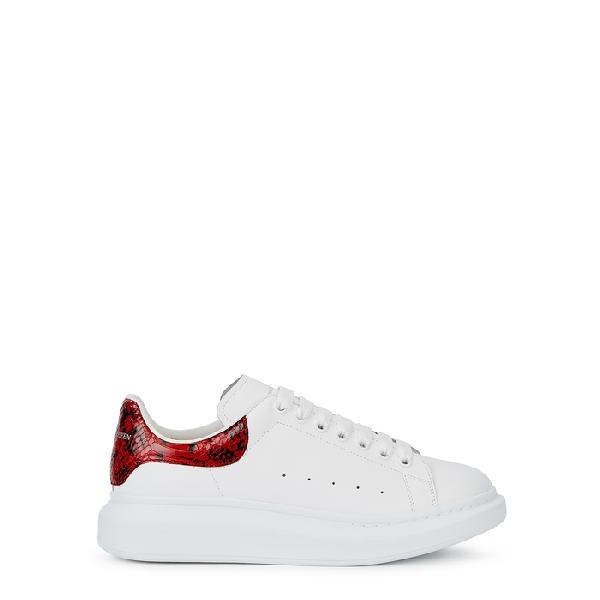 alexander mcqueen red python