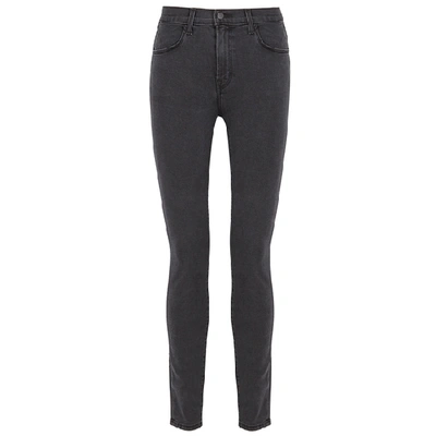 Shop J Brand Maria Dark Grey Skinny Jeans