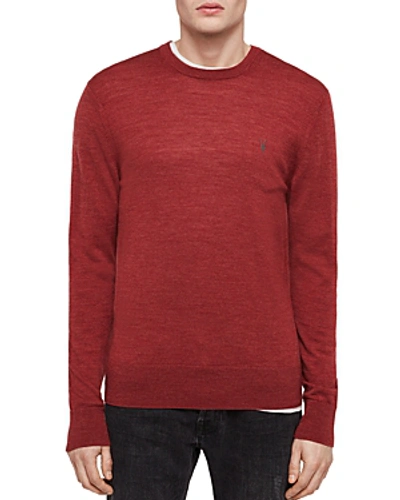 Shop Allsaints Mode Merino Sweater In Barn Red Marl