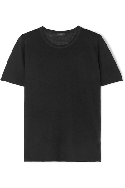 Shop Joseph Cashmere T-shirt In Black