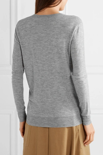 Shop Joseph Cashmere Sweater In Gray
