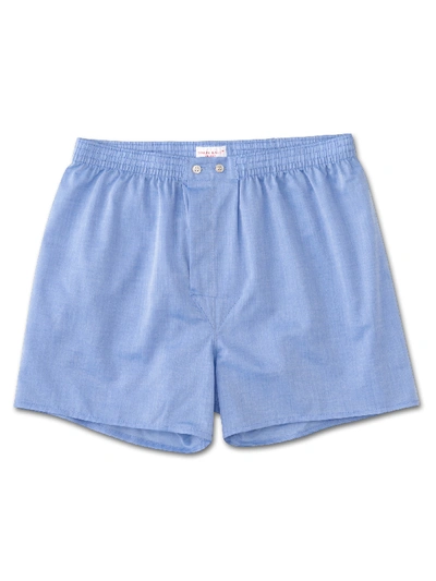 Derek Rose Men's Classic Fit Boxer Short In Blue In Blue