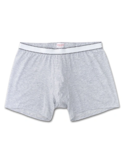 Derek Rose Men's Trunks Ethan Micro Modal Stretch Silver Marl In Silver