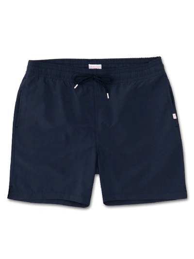 Shop Derek Rose Men's Classic Fit Swim Shorts Aruba Navy