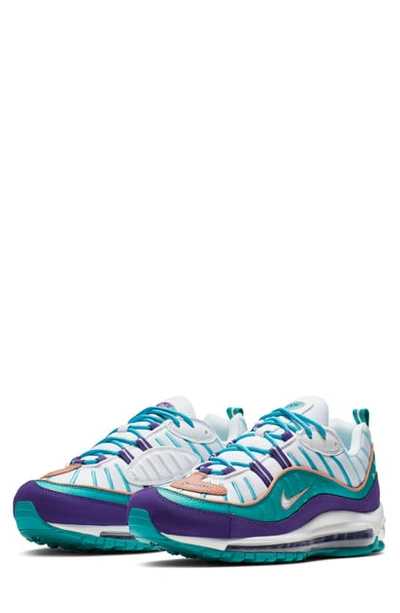 Shop Nike Air Max 98 Sneaker In Court Purple/ Blush/ Teal