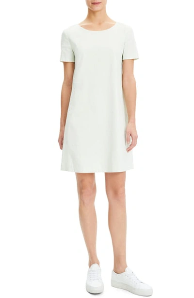 Shop Theory Panel Shift Dress In Mint Cream