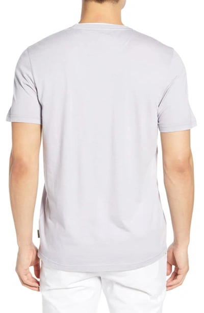 Shop Ted Baker Sink Slim Fit T-shirt In Lilac