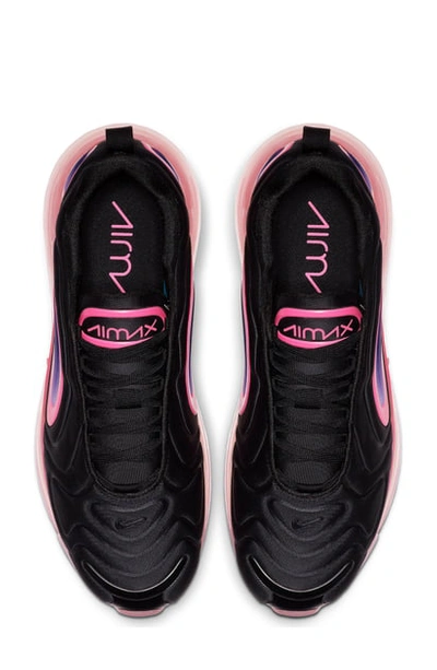 Shop Nike Air Max 720 Sneaker In Black/ Black/ Pink/ Purple