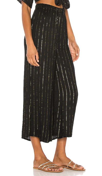 Shop Amuse Society Dusk Till Dawn Wide Leg Pant In Black