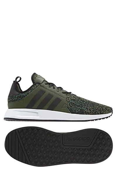 Shop Adidas Originals X Plr Sneaker In Base Green / Black / White