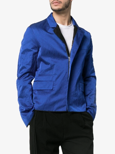 Shop Haider Ackermann Zip Front Blazer Jacket In 6935166