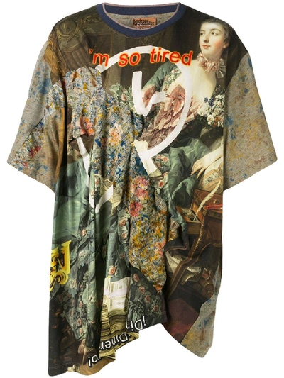 Shop Vivienne Westwood Andreas Kronthaler For  'strauss' T-shirt - Mehrfarbig In Multicolour