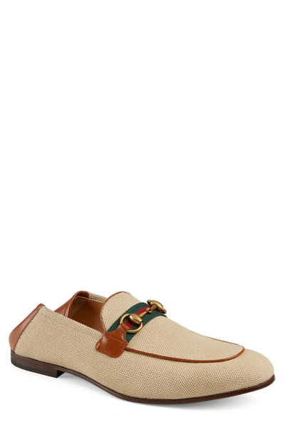 Shop Gucci New Jordaan Convertible Loafer In Natural/ Light Brown